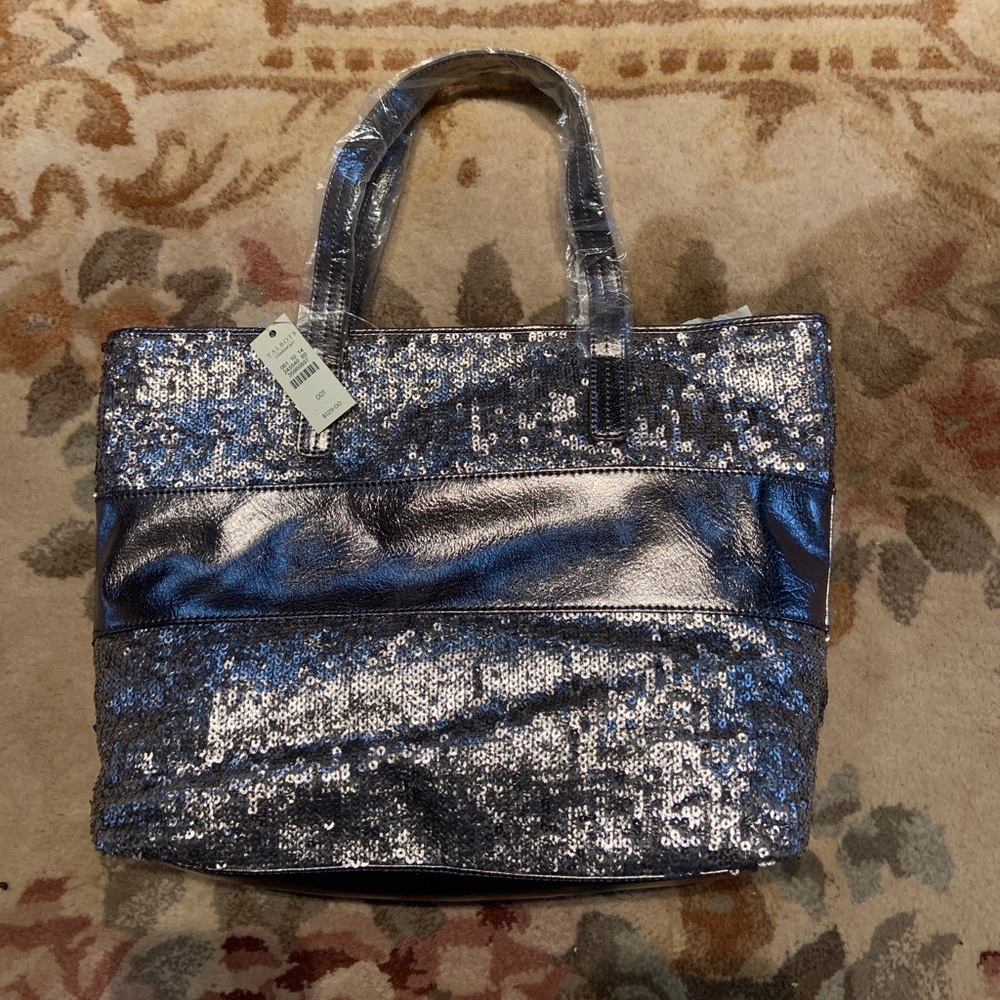 Talbots Sequined Bag, with shoulder straps. New with tags.